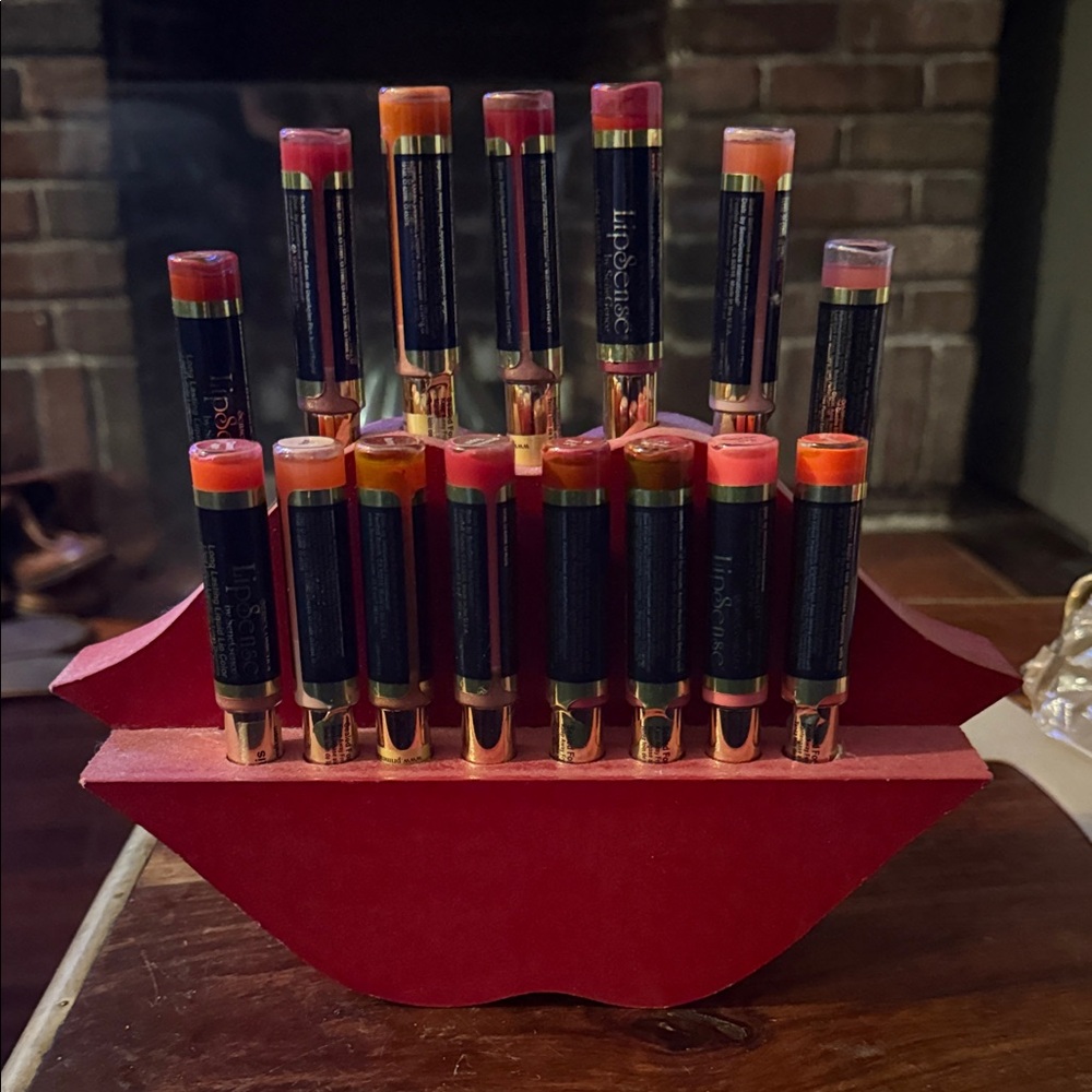 LipSense Lipstick Set with Red Holder